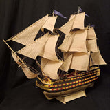 HMS Victory 3D Wooden Puzzle DIY Ship Craft Laser-Cut Model Kits to Build for Adults 1:200 INQUWAN