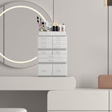 READAEER Makeup Cosmetic Organizer Storage Drawers Display Boxes Case with 12 Drawers (White) READAEER