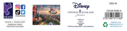 Ceaco - Disney - Thomas Kinkade - Aladdin - 1000 Piece Jigsaw Puzzle