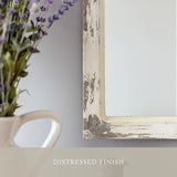 Jolene Arch Window Pane Mirror, Rustic Style Distressed Wood, Decorative Wall-Hanging Mirror, Easy Mount, Wall Mount Mirrors for Bedroom, Bathroom, Living Room (Set of 2) Aspire