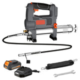 Cordless Grease Gun Kit Compatible with Dewalt 20V MAX Battery, 10000 PSI 5-Speed Grease Gun w/ 20V 2.0Ah Battery and Charger, 31In Flexible Hose, Ideal for Machinery Automotive Maintenance Mayoki