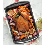 Wilton Advance Select 9x13 Inch Oblong Baking Pan, Made without PFAS, Anti-Warping, Non-Stick Cake Pan With DuraLast™ Silicone-Infused Coating (Steel) Wilton