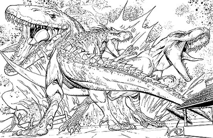 Jurassic World: The Official Coloring Book