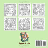 Cozy Nature: A Delightful Coloring Book for Adults And Teens Featuring Cute Creatures Relaxing in Serene Flower Filled Gardens for Relaxing WoodArtSupply