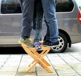 AMGBYMGB Foldable Yoni Steam Seat,Wooden Steaming Seat with Four Legs,Yoni Steamer Chair,Three-Dimensional Toilet,Bathroom Antiskid Shower Stool,Steaming Chair V Steam at Home Kit 15.7“H,No Steamer AMGBYMGB