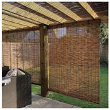 Bamboo Window Blinds 25" 26" 27" 28" 31" 32" 33" 34" 35" 36" 40" 41" 42" 43" 44" 45" 46" 47" 49" 50" 56" 57" 72" Wide, Natural Bamboo Roll Up Curtain Woven Custom Shades Cordless (Size : 40" W x 48" WoodArtSupply