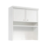 Sauder Craft Pro Series Hutch/Pantry cabinets, W: 31.85" x D: 12.44" x H: 36.06 ", White Sauder