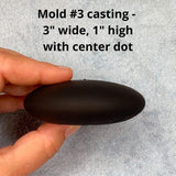 Rock molds for Making Art Stones with Dome Stencils - Design #2 and #3 - Happy Dotting Company - Smooth Rocks for Painting - DIY Painting - Dotting Mandala Art - Stone Crafts Painting - Silicone Mold Happy Dotting Company