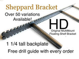 Floating Shelf Brackets - Sheppard Brackets - Easy Install - Heavy Duty (70 inch) SB SHEPPARD BRACKETS