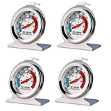 4 Pack Refrigerator Freezer Thermometer Large Dial Analog Thermometer LinkDm
