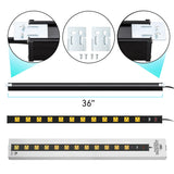 Long Power Strip, 12-Outlet Heavy Duty Surge Protector Wall Mount Power Strip with 1800 Joules Protection 15A Circuit Breaker 6FT for Garage, Shop, Industrial, Underdesk CRST