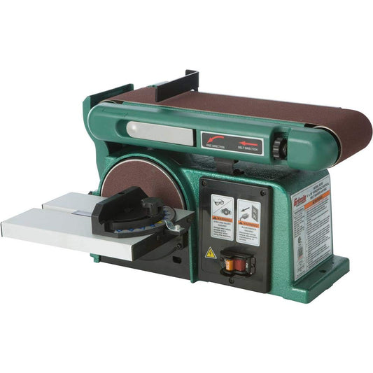 Grizzly Industrial G0787-4" x 36" Horizontal/Vertical Belt Sander with 6" Disc - WoodArtSupply