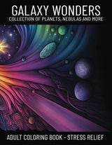 Galaxy Wonders Adult Coloring Book WoodArtSupply