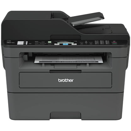 Brother Premium L-2690DW Series Compact Monochrome All-in-One Laser Printer I Print Copy Scan Fax I Wirless I Mobile Printing I Auto 2-Sided Printing I ADF I 26 ppm I ADF + Printer Cable