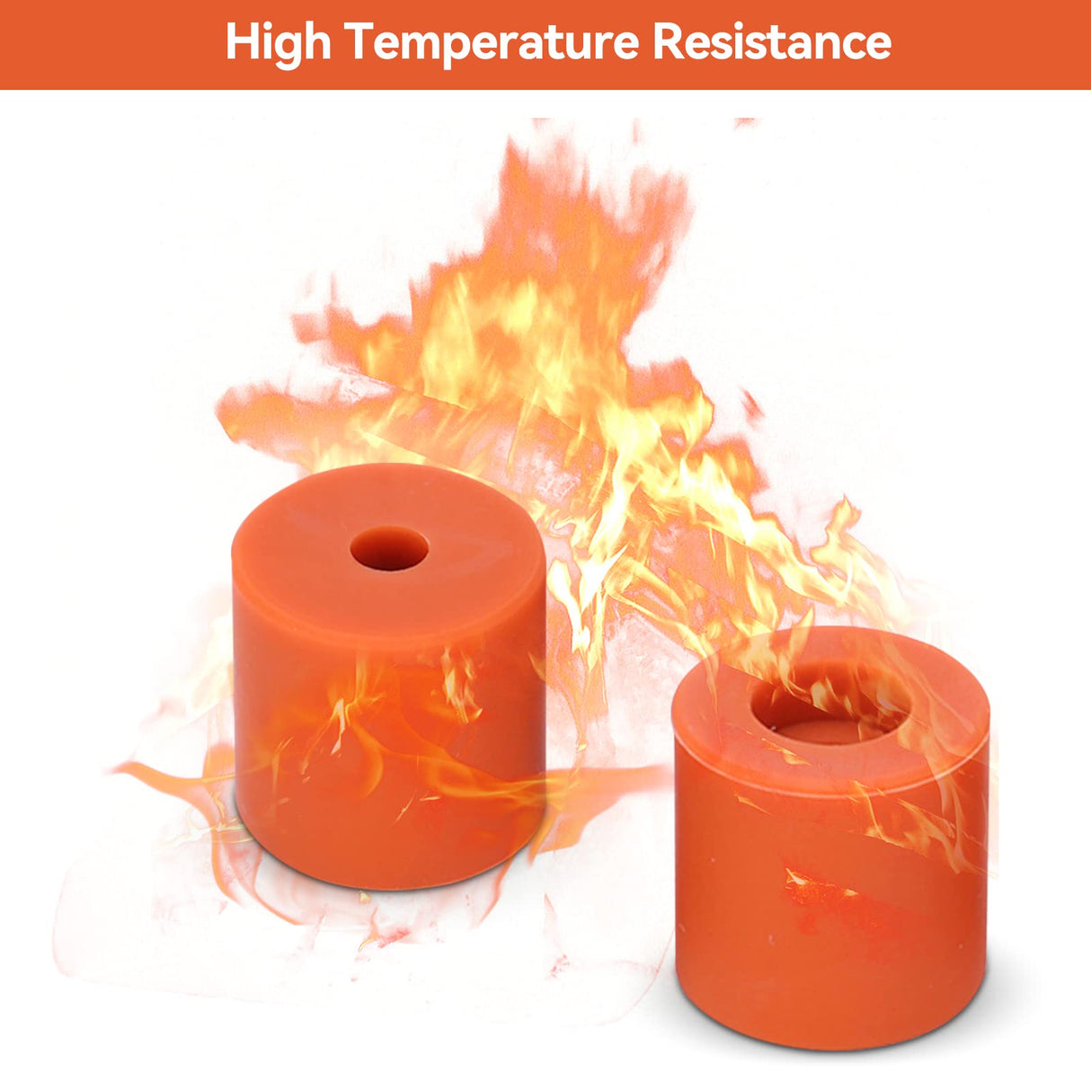 Agatige 12PCS 3D Printer Heat Bed Leveling Parts, 16mm 3D Printer Leveling Column Silicone Buffer 3D Printer Heat Bed Leveling Parts Leveling Spring Replacement Part for 3D printer Ender 3 / CR6-SE Agatige