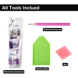 LVIITIS DIY 5D Diamond Painting Kits for Adults Full Drill, Paintings Pictures Arts Craft for Home Wall Decor，5D Painting Dots Kits (Streets) LVIITIS
