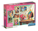 Clementoni Jigsaw Puzzles 1000 Pieces Disney Princess, Puzzle for Adults 14-99 Years, Compact Box, 37046 Clementoni