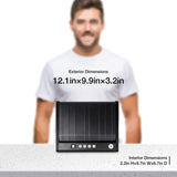 awesafe Gun Safe, Updated Biometric Gun Safe for Pistols, Quick Access Pistol Safe Fingerprint Handgun Safe with Keys and Keypad, Beside Gun Lock Box for Home (Biometric Fingerprint Lock) awesafe