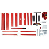 CRYBY Hydraulic Press, 6T/13227.74lbs Hydraulic Shop Press Manual Hydraulic Press with Plates, H-Frame Garage Floor Adjustable Shop Press Hydraulic Benchtop Press, 5.12In Stroke, 15.75*12.6*29.33Inch CRYBY