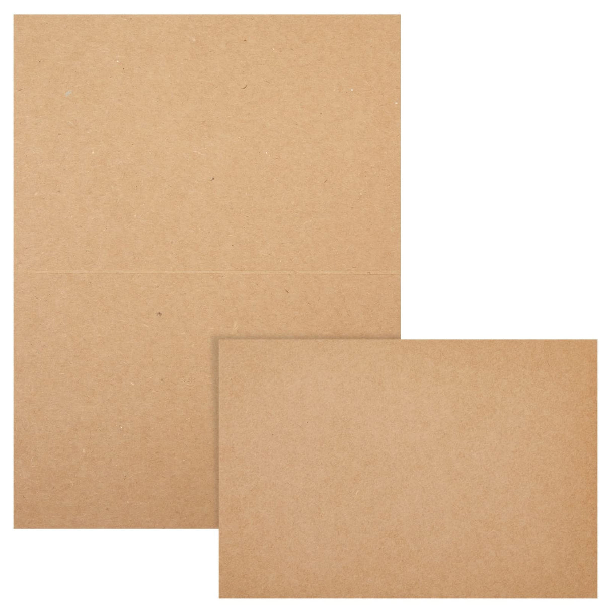 100 Pack Blank Cards and Envelopes 4x6, Bulk Kraft Paper Greeting Cards for DIY Card Making, Wedding, Birthday, All Occasions Sustainable Greetings
