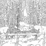 Zendoodle Coloring Presents: Birds in the Forest: An Artist's Coloring Book WoodArtSupply