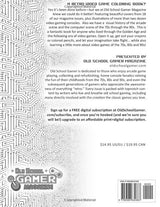 Official Old School Gamer Coloring Book - Volume 1 WoodArtSupply