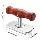 Effortless Jar Opener,Jar Opener for Weak Hands,Arthritis, and Seniors- Unlock Your Culinary Creativity, Simplify Cooking & Everyday Tasks, Ideal Arthritis Aid for Seniors and Elderly (Wood) Dlipidoo