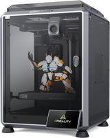 Creality K1C 3D Printer, 600mm/s Fast Speed Auto Leveling 3D Printers with AI Camera for 300°C Printing, Switchable Silent Mode Reliable Carbon Fiber 3D Printing 220 * 220 * 250mm Creality