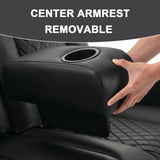 AZXZCS RV Loveseat Recliner, Wall Hugger Recliners Sofa PU Leather with Removable Armrests and Pillows for RVs, Living Rooms, and Home Theaters (Brown, Row of 2) AZXZCS