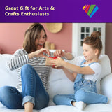 2-Piece DIY 5D Diamond Art Set for Adults or Children, Full Diamond Painting Set with the Theme of Girls Dancing with Stars and Girls in the Rain, Perfect Art Crafts for Home Wall Decoration 12"x16" OFRKE