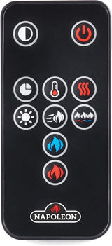 Napoleon CLEARion 60-Inch Built-In See-Through Electric Fireplace with Logs, Crystal Media & Remote (NEFBD60HE) MANTELSDIRECT