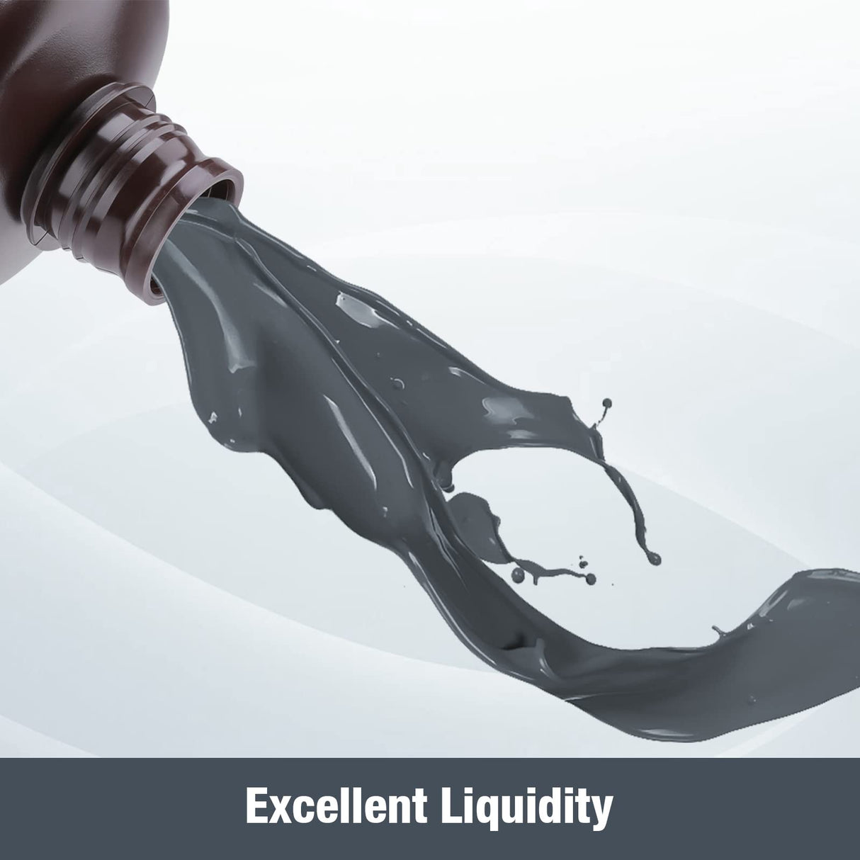 ELEGOO 8K Standard Resin, 405nm Rapid UV-Curing 3D Printer Resin, Higher Precision, Lower Shrinkage 3D Photopolymer Resin for 8K/12K/14K 3D Printer and LCD/MSLA/DLP 3D Printing, Space Grey 1000G Deeplee