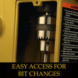 Powermatic Tilt Table Mortiser, 1" Chisel, 10-3/4" Stroke, 1Ph 115/230V (Model 719T) Powermatic