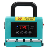 Cap Press Machine 350W，Professional Heat Press for Hats with Digital Display, 0-482°F Adjustable Temperature and 999s Timer, Portable Curved Plate Design for Sublimation, HTV, DTF (Blue) LYNICESHOP