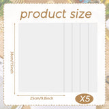 Taiyin 5 Pieces Mounting Board No Acid Sticky Board for Cross Stitch Self Adhesive Cross Stitch Supplies for Framing Picture Embroidery Needlework Craft (15 x 9.8 Inch) Taiyin