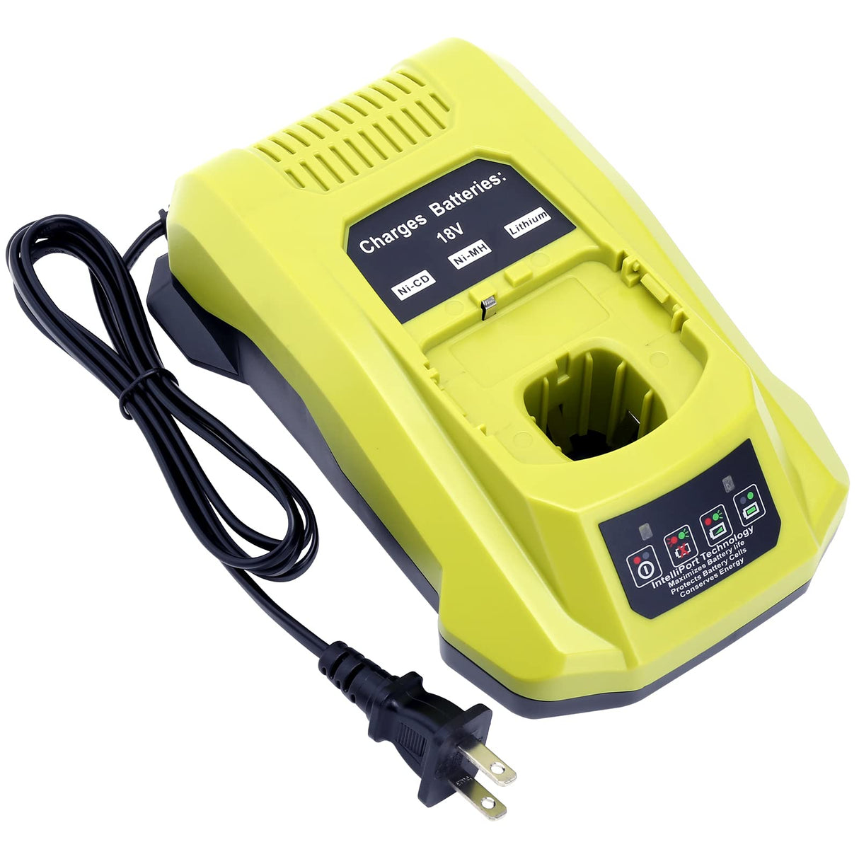 Biswaye P117 Compatible with Ryobi 18V Charger, Compatible with Ryobi 12V-18V One+ Lithium NiCad NiMh Battery P102 P108 P189 P197 P103 P105 P107 P190 P191 PBP002 PBP005 Biswaye
