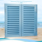 Interior Solid Wood Swing Door,Swinging Doors Cafe Doors,Saloon Cafe Doors, Indoor Premade Louvered Saloon Swing Door, Auto Close, for Bar Kitchen Stairs, Customizable,A,W75xH90cm(29.5x35in) ZXCVBAS