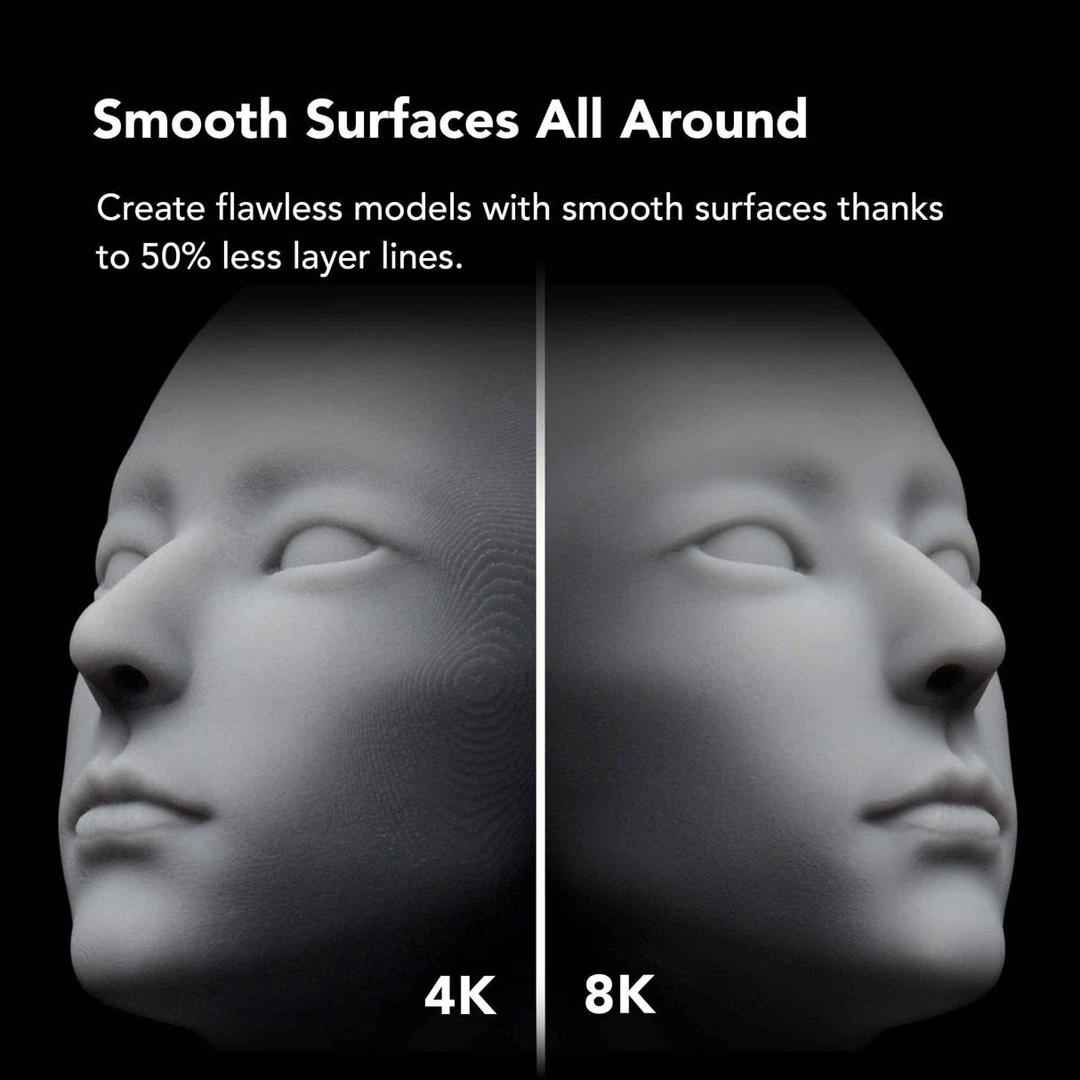 phrozen Sonic Mighty 8K LCD Resin 3D Printer, 10" Monochrome LCD, Tabletop 3D Resin Printer with 28µm XY Resolution, 8.6 * 4.8 * 9.3 Inch Printing Volume for Models, Miniatures and Action Figures phrozen