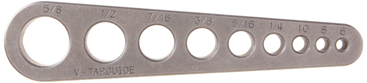 Big Gator Tools V-Tap Guide, Standard Sizes 0-80 to 5/8" Big Gator Tools