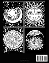 Midnight Sun And Moon Coloring Book: Stunning Coloring Pages On Black Background Featuring Cute Celestial With Wonderful Illustrations | Great Gift For All Ages To Have Fun And More Majosta