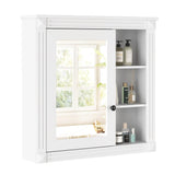 Merax Bathroom Medicine Cabinet with Mirror Door & Adjustable Shelves, 30" x 28" Wall Mounted Storage Cabinet Over The Toilet Merax