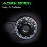 SentrySafe Black Fireproof Waterproof Floor Safe with Dial Combination Lock for Home or Office, 2.05 Cubic Feet, SFW205CWB SentrySafe