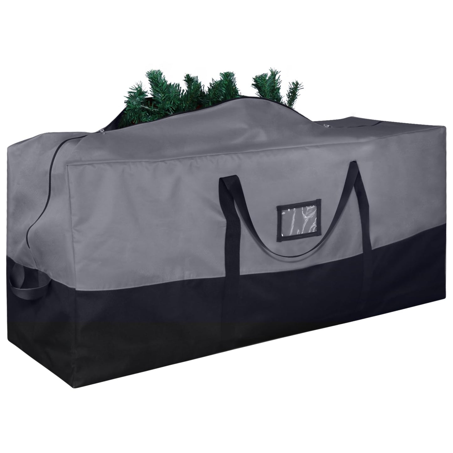 BSTGE Christmas Tree Storage Bag, Fits Up to 9 Ft Artificial Trees, Large Heavy-Duty Waterproof Storage Bags with Reinforced Handles, Dual Zippers & Card Slot, 600D Oxford Extra Large Moving Bags