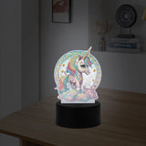 JISHSHAY Diamond Painting Night Light Diamond Art Table Lamps Gem Art LED Lights Gem Painting Desk Lamp Mosaic Kits for Adults DIY Kits for Adults Paint by Numbers,with Special Shaped Crystal,Unicorn JISHSHAY