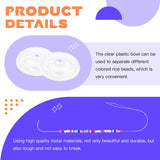 hobbyworker Bead Spinner, for Jewelry Bracelet Making, Seed Beads, Waist Beads Kit Line Quick Beading Tool (3 Trays 1 Bead Plugs) hobbyworker