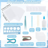 WEBEEDY 20 Sets Paper Quilling Kit for Adults Beginners 5 Styles Lighthouses Boats Waves Love Theme Quilling Greeting Card Making Kit with Instruction Ideal Gift for Sailing Enthusiasts WEBEEDY