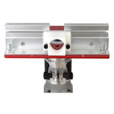 JCFANTS Router Table Insert Plate, Multifunctional Trimming Engraving Table, Aluminium Insert Plate for Table Woodworking Benches Router Flip Plate with Miter Gauge Guide (Red) JCFANTS