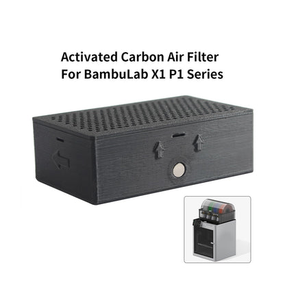 Imdinnogo 3D Printer Accessories Bambu X1 X1C Activated Carbon Air Filter: Newly Upgraded High Adsorption Capacity - Replacing Activated Carbon but Housing Recycling - WoodArtSupply