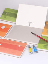 Watercolor Paper Block, BAOHONG Academy Grade Watercolor Block, 100% Cotton, Acid-Free, 140LB/300GSM, Cold Press Textured, 20 Sheets per Block (Cold Press 4.9" x7“”) BAOHONG