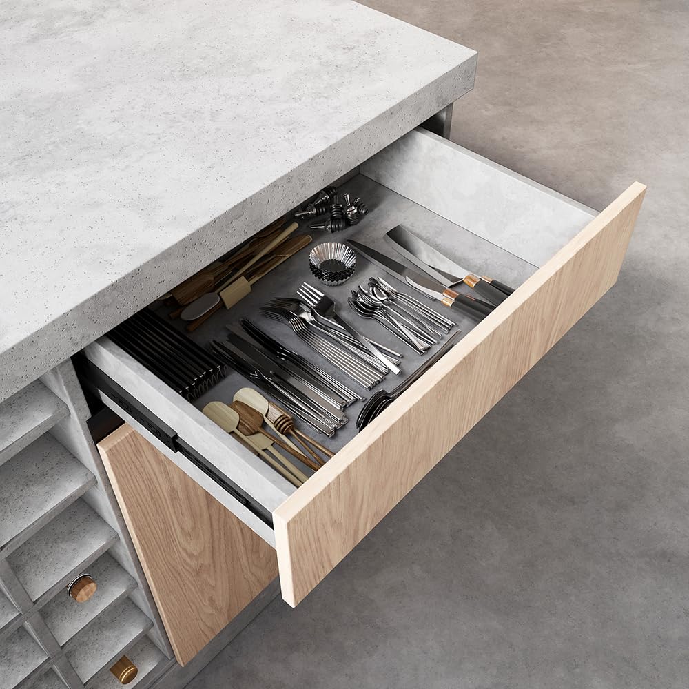 homary 72'' Kitchen Island with Storage Gray Japandi Island Table with LED Light Wood Kitchen Cabinet with Drawers & Wine Rack homary